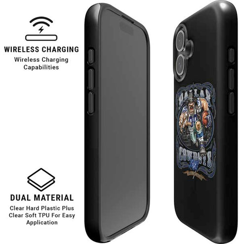 Liquid Blue NFL Dallas Cowboys Running Back iPhone 16 Plus Magsafe Impact Case